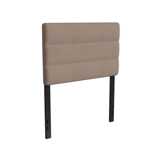 Flash Furniture Paxton Taupe Tufted Twin Headboard TW-3WLHB21-TAN-T-GG