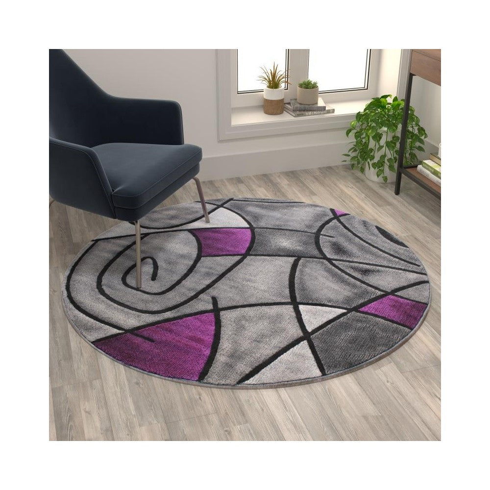 Flash Furniture Purple Rug ACD-RGTRZ860-55-PU-GG