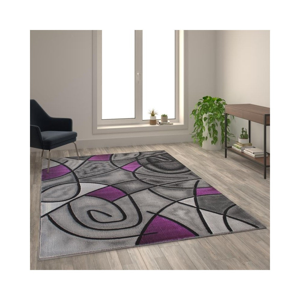Flash Furniture Purple Rug ACD-RGTRZ860-69-PU-GG