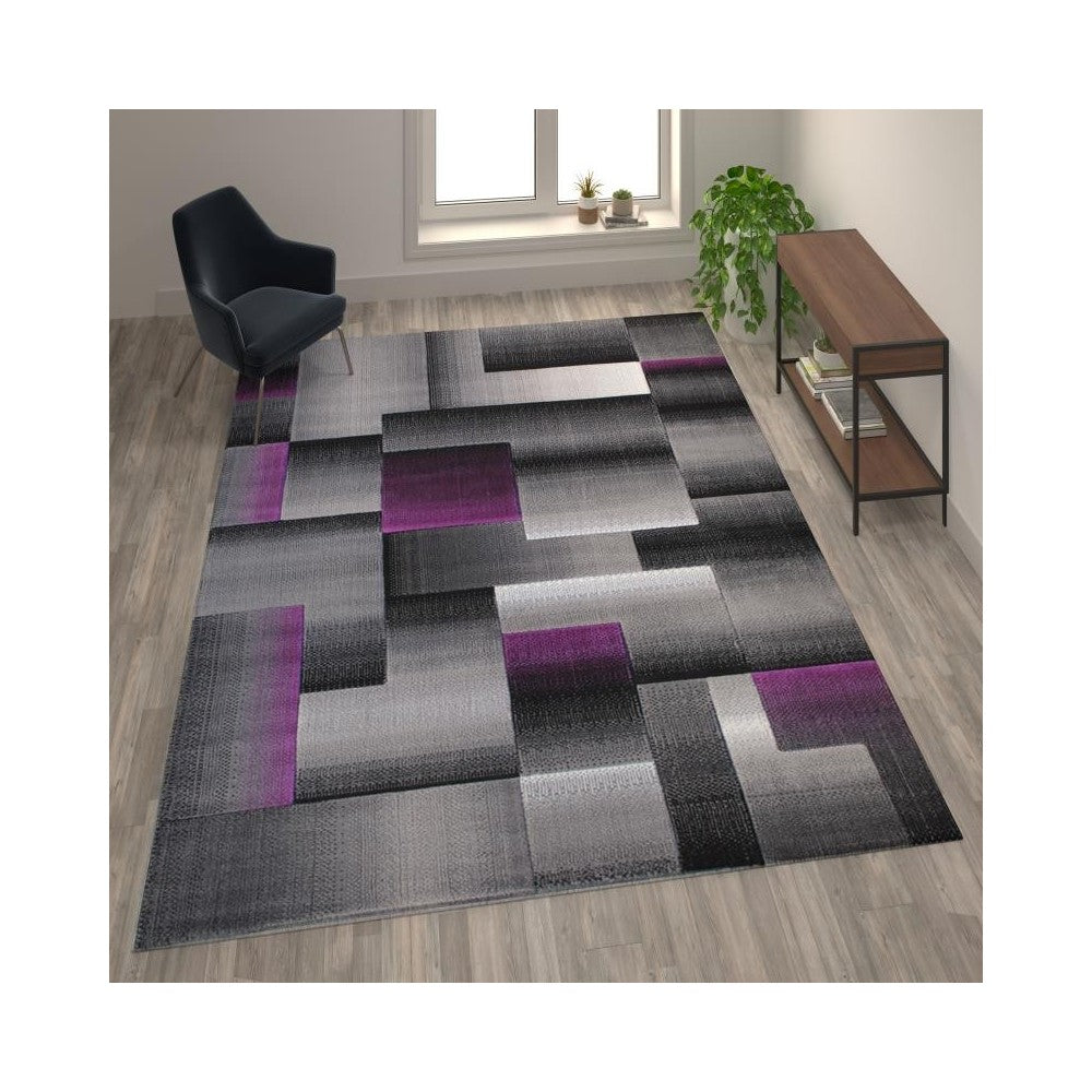Flash Furniture Purple Rug ACD-RGTRZ861-810-PU-GG