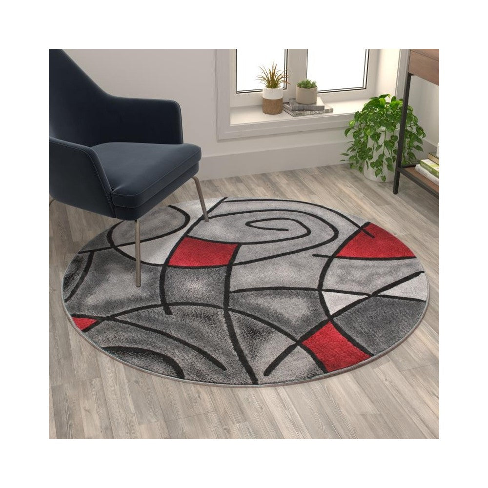 Flash Furniture Red Rug ACD-RGTRZ860-55-RD-GG