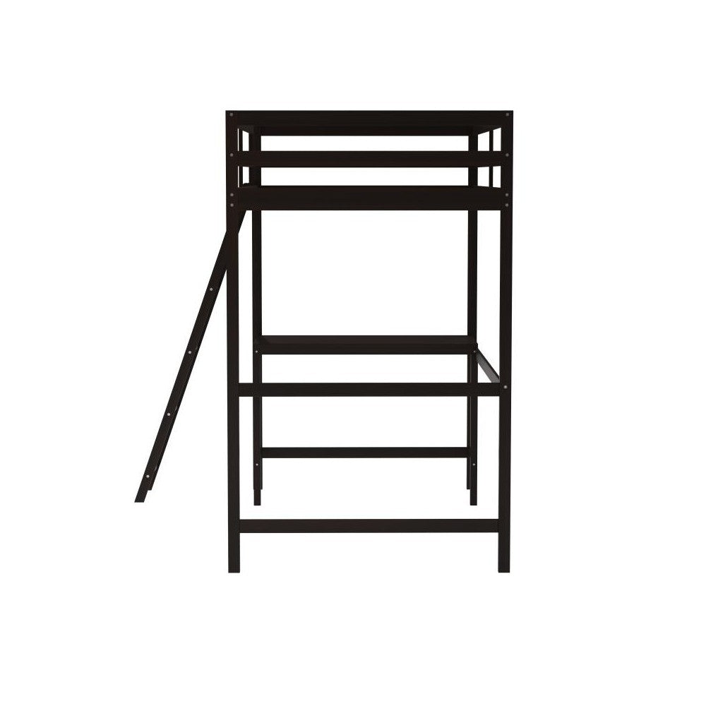 Flash Furniture Riley Espresso Twin Loft Bed Frame MH-LBD5-ESP-T-GG