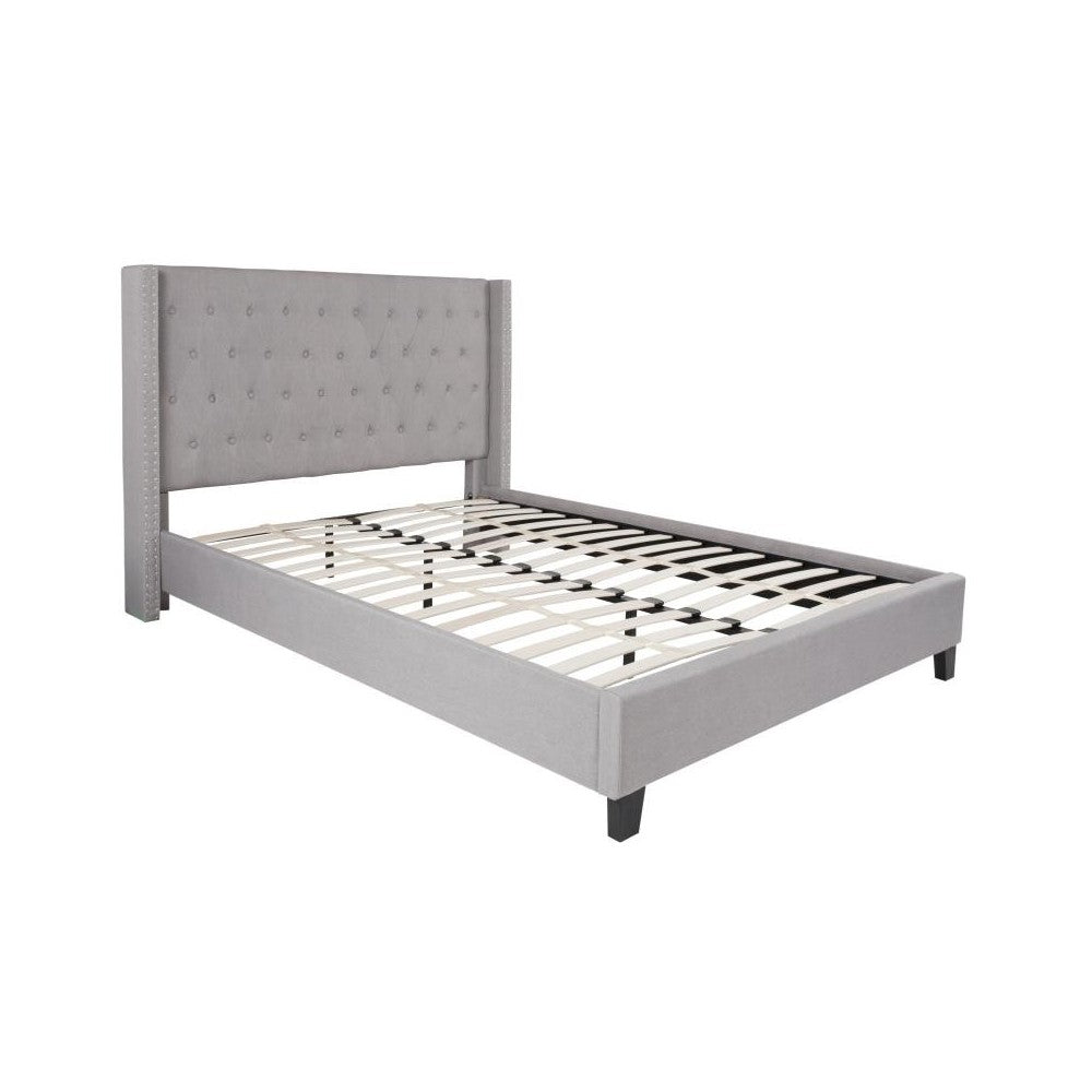 Flash Furniture Riverdale Queen Platform Bed Set-Gray HG-BM10-43-GG
