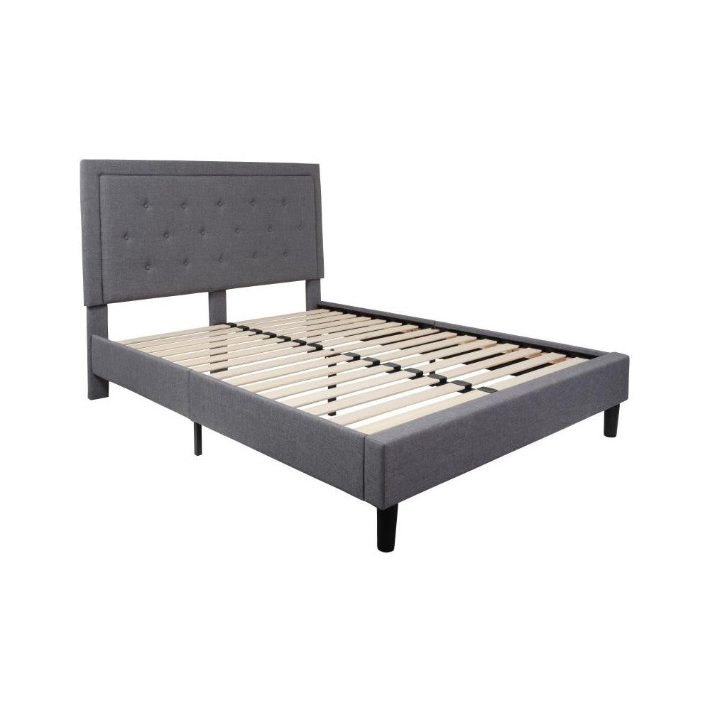 Flash Furniture Roxbury Queen Platform Bed Set-Gray SL-BM10-27-GG
