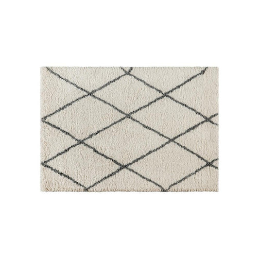 Flash Furniture Roxy 5x7 Ivory & Black Area Rug RC-KJ-181070-01-57-IV-GR-GG