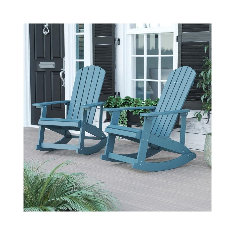 Flash Furniture Savannah 2 Pack Sea Foam Resin Rockers JJ-C14705-SFM-2-GG