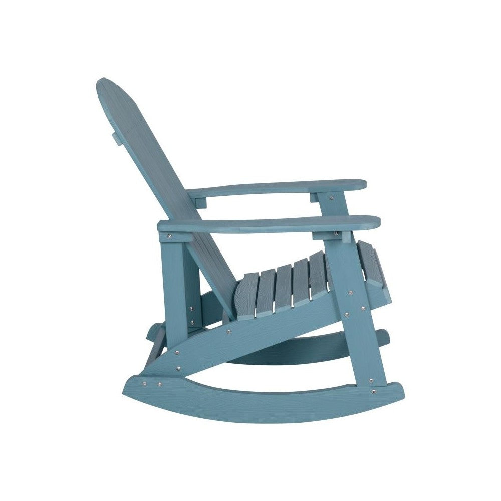 Flash Furniture Savannah Sea Foam Resin Rocking Chair JJ-C14705-SFM-GG