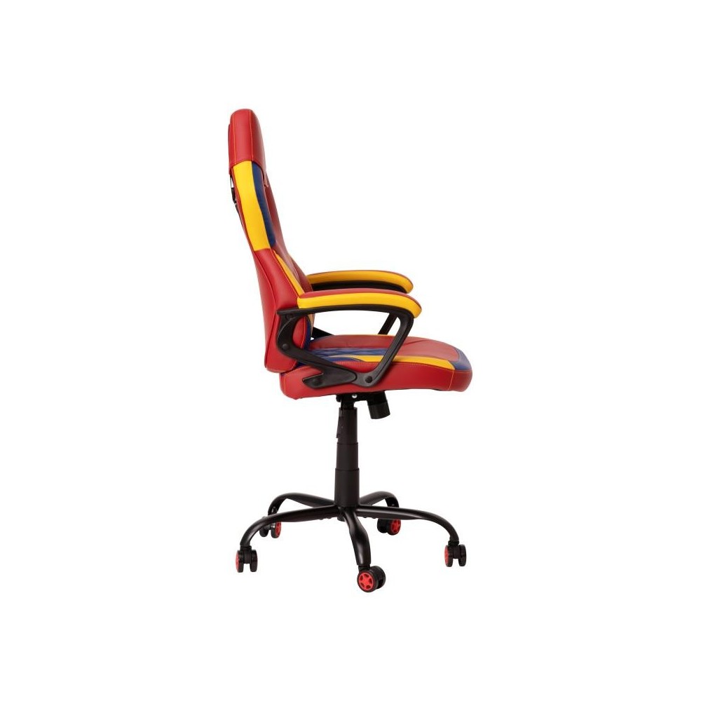 Flash Furniture Stone Red/Yellow Swivel Gaming Chair UL-A074-RD-GG