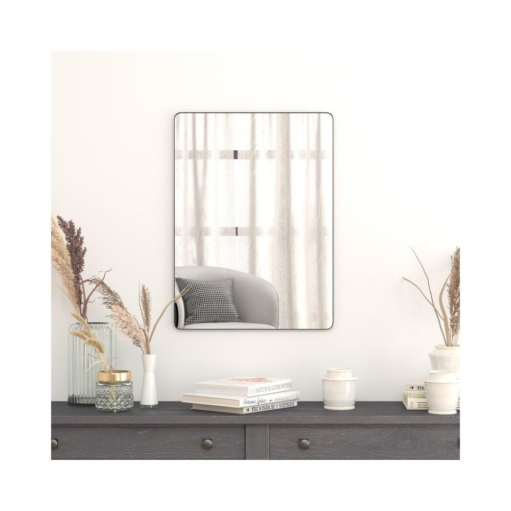 Flash Furniture Susan Black 22" x 30" Wall Mirror RH-M001-SRC5676MB-BK-GG