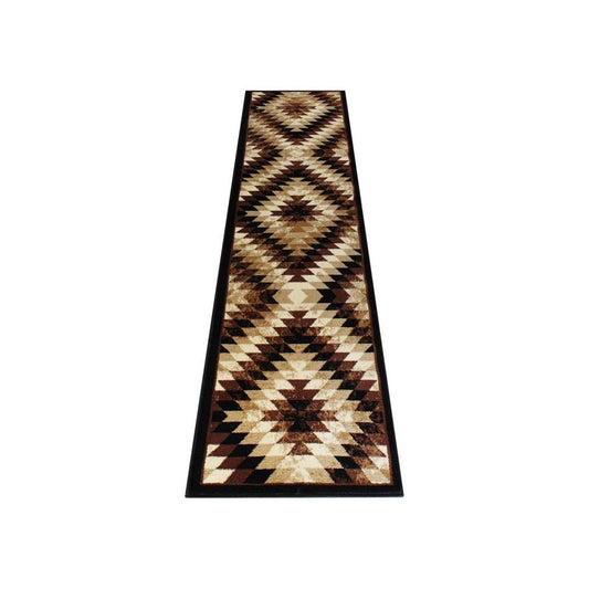 Flash Furniture Teagan Collection Brown 2' x 7' Area Rug OKR-RG1106-27-BN-GG