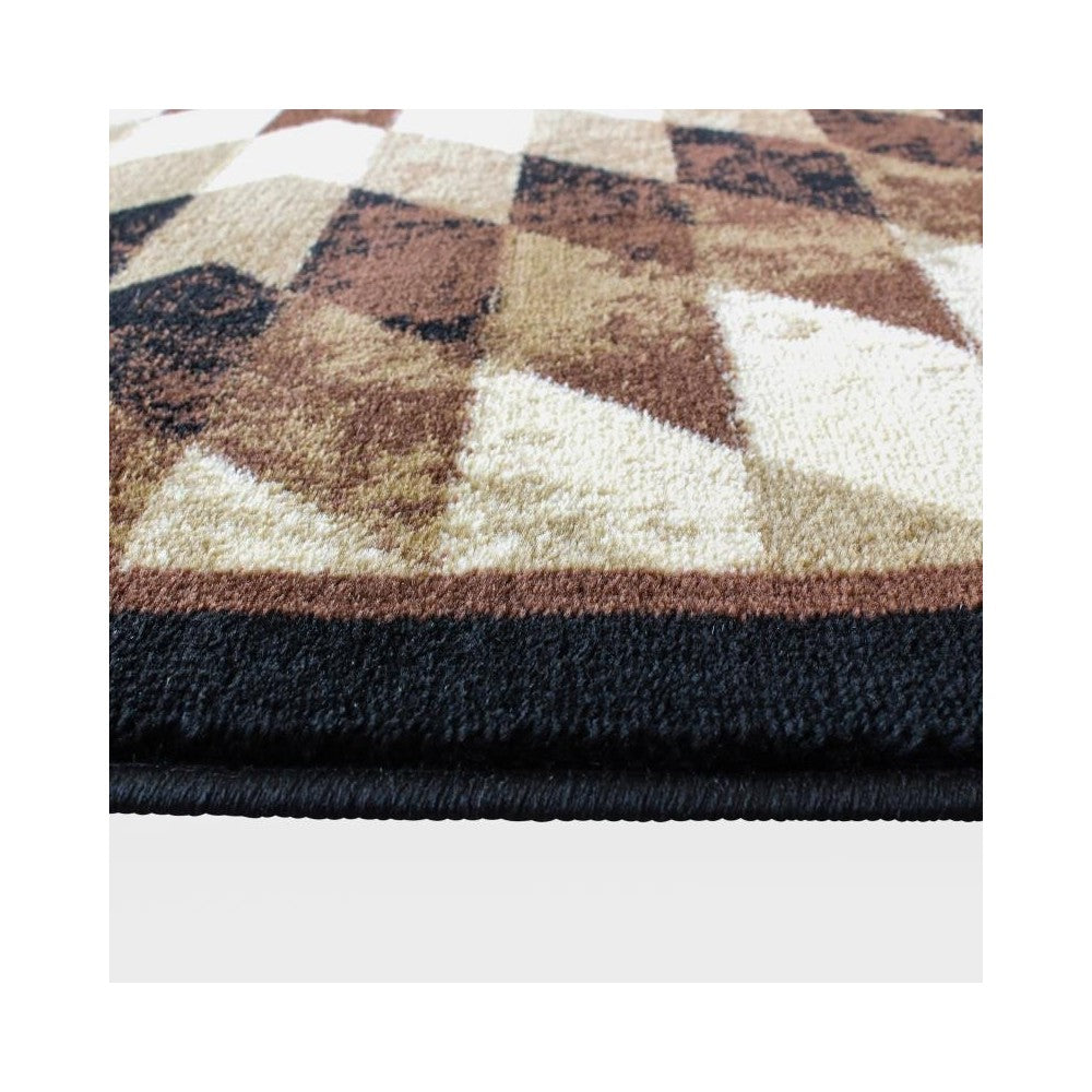 Flash Furniture Teagan Collection Brown 5' x 7' Area Rug OKR-RG1106-57-BN-GG