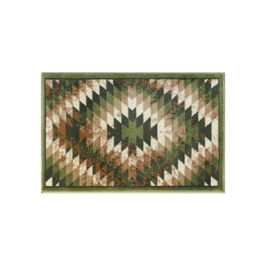 Flash Furniture Teagan Collection Green 2' x 3' Area Rug OKR-RG1106-23-GN-GG