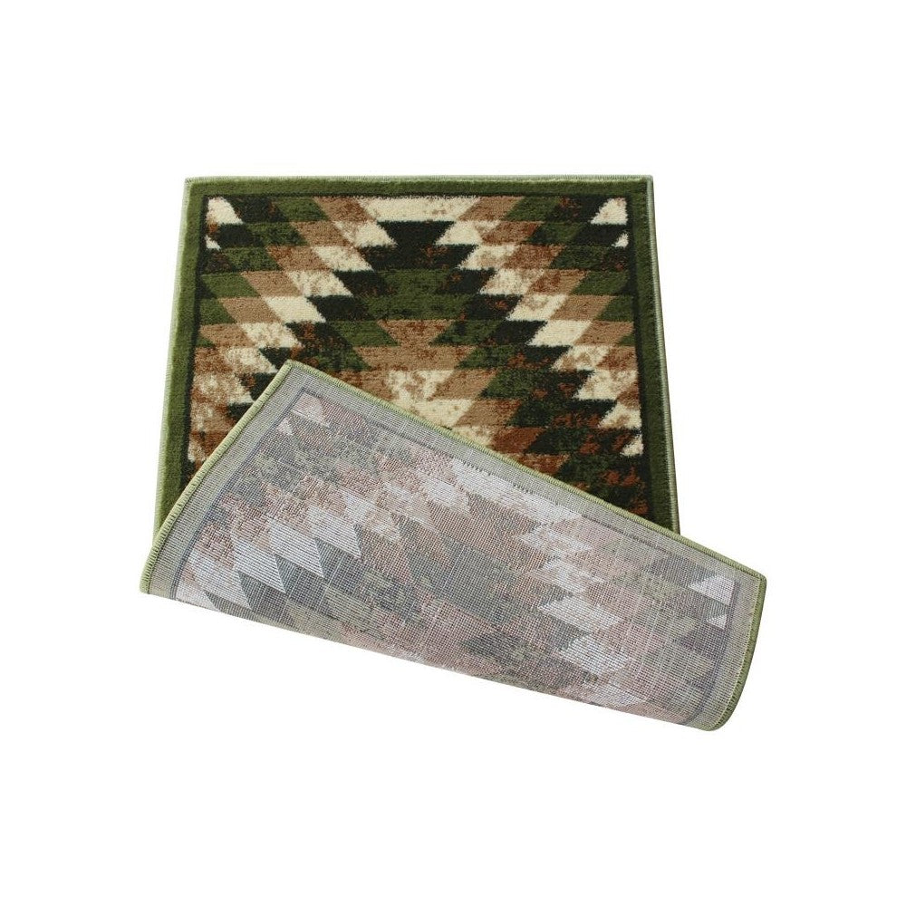 Flash Furniture Teagan Collection Green 2' x 3' Area Rug OKR-RG1106-23-GN-GG