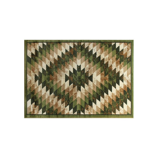 Flash Furniture Teagan Collection Green 4' x 5' Area Rug OKR-RG1106-45-GN-GG
