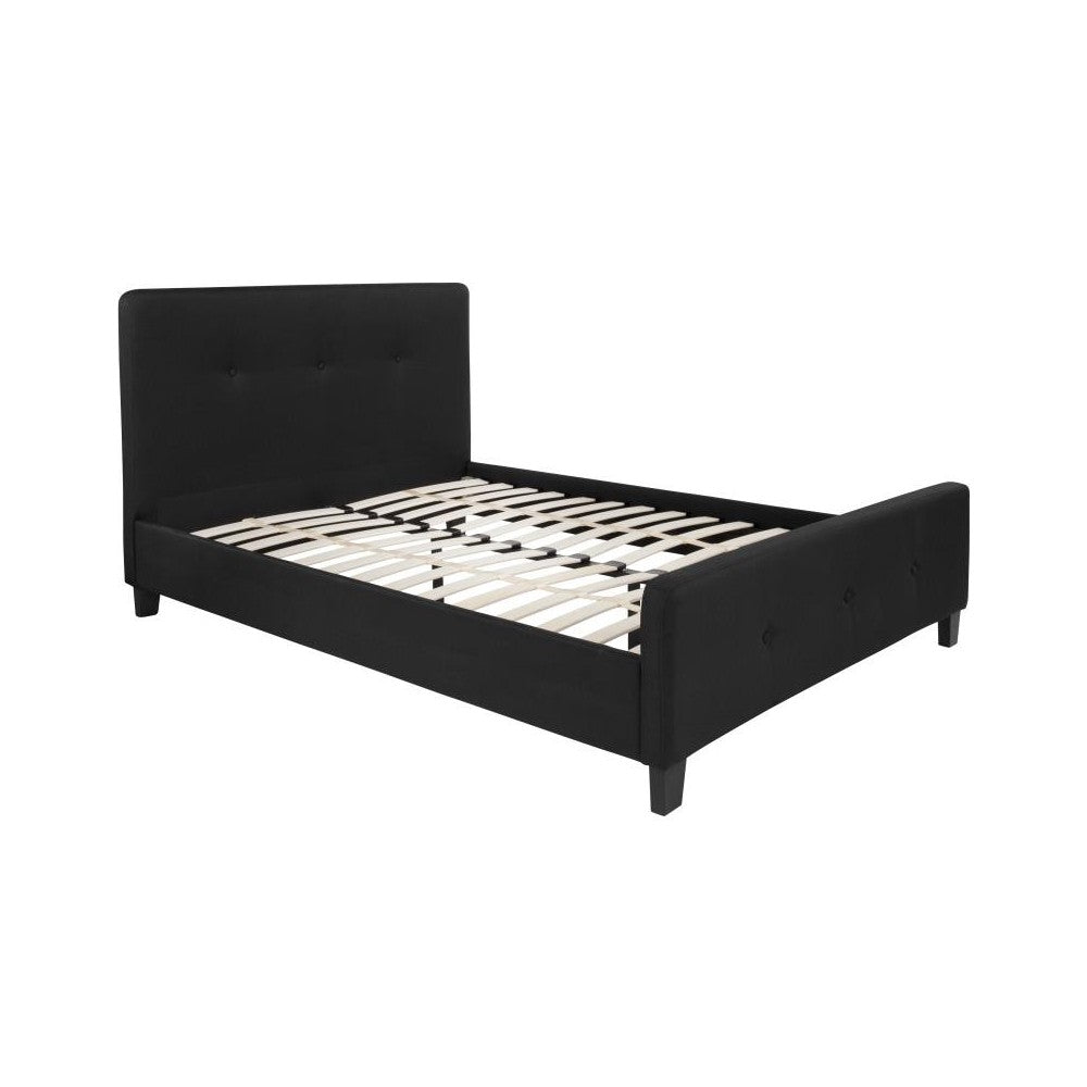 Flash Furniture Tribeca Full Platform Bed Set-Black HG-BM10-22-GG