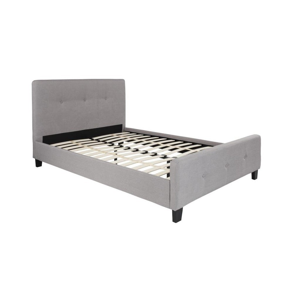 Flash Furniture Tribeca Full Platform Bed Set-Gray HG-BM10-26-GG