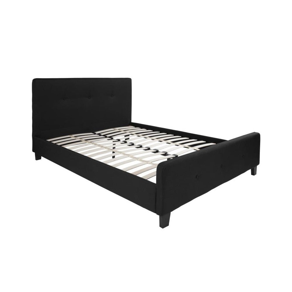 Flash Furniture Tribeca Queen Platform Bed Set-Black HG-BM10-23-GG