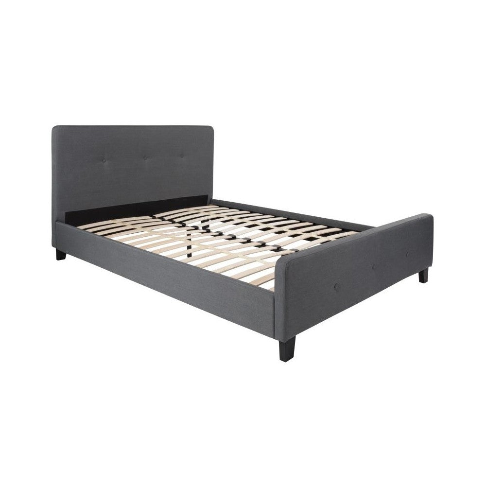 Flash Furniture Tribeca Queen Platform Bed Set-Gray HG-BM10-31-GG