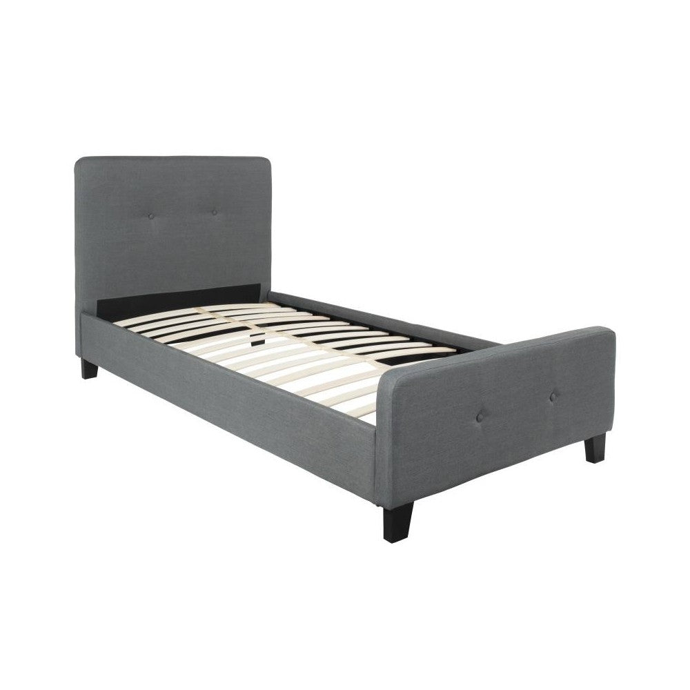 Flash Furniture Tribeca Twin Platform Bed Set-Gray HG-BM10-29-GG
