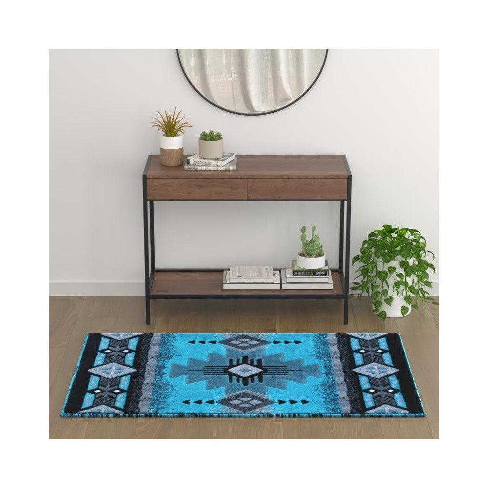 Flash Furniture Turquoise Rug ACD-RGC318-35-TQ-GG
