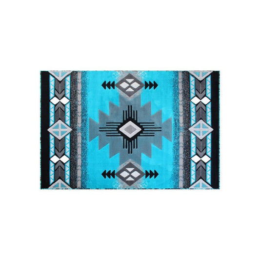 Flash Furniture Turquoise Rug ACD-RGC318-57-TQ-GG