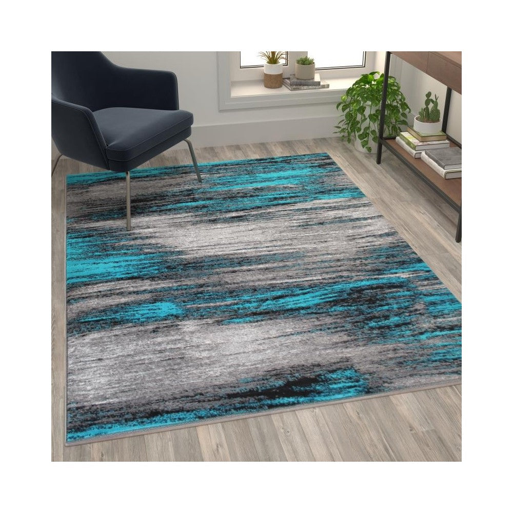 Flash Furniture Turquoise Rug ACD-RGTRZ863-57-TQ-GG