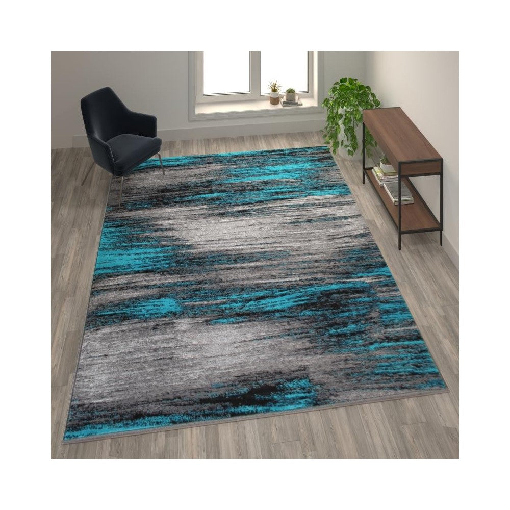 Flash Furniture Turquoise Rug ACD-RGTRZ863-810-TQ-GG