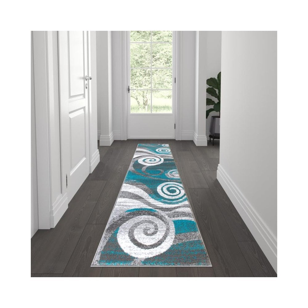 Flash Furniture Turquoise Rug OKR-RG1103-27-TQ-GG