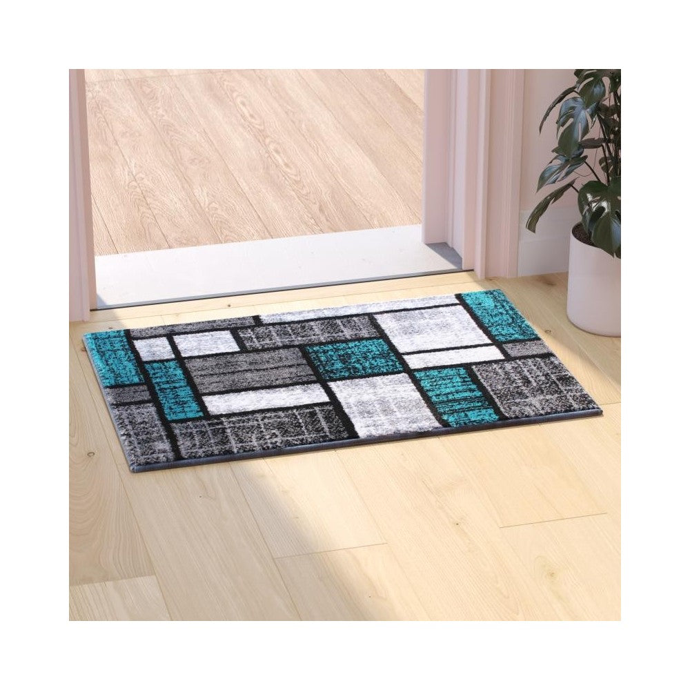 Flash Furniture Turquoise Rug OKR-RG1110-23-TQ-GG