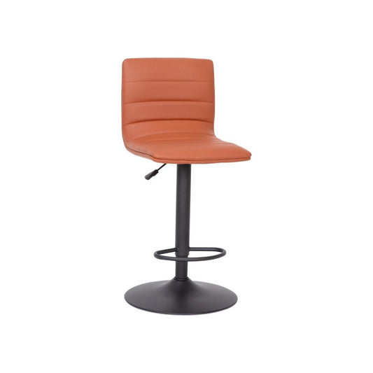 Flash Furniture Vincent Cognac Vinyl Barstool CH-92023-1-BRBK-GG