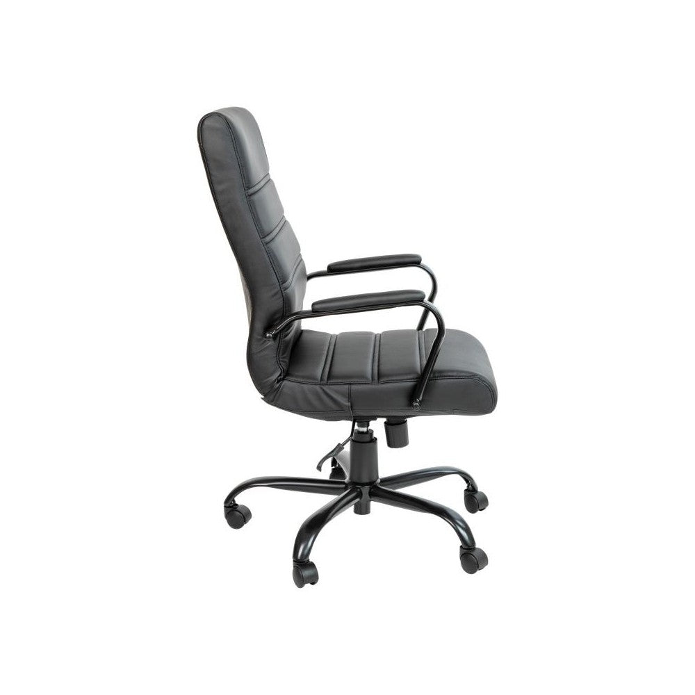 Flash Furniture Whitney Black High Back Leather Chair GO-2286H-BK-BK-GG