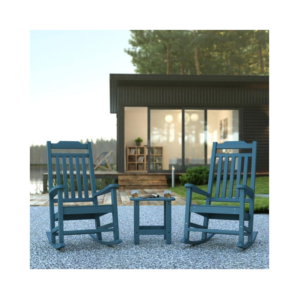 Flash Furniture Winston Teal Table and 2 Chair Set JJ-C14703-2-T14001-TL-GG