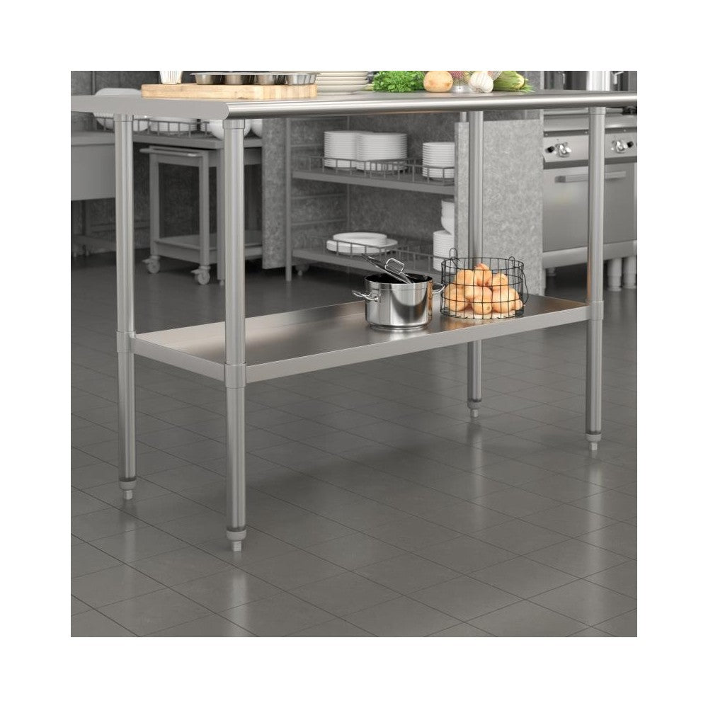 Flash Furniture Woodford Galvanized Work Table Shelf NH-GU-2448-GG