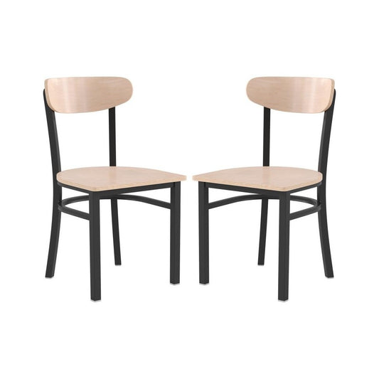 Flash Furniture Wright 2PK Natural Dining Chair 2-XU-DG6V5B-NAT-GG