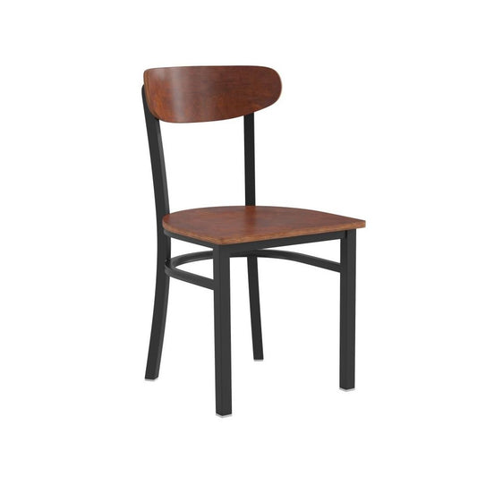 Flash Furniture Wright Walnut Wood Seat Dining Chair XU-DG6V5B-WAL-GG