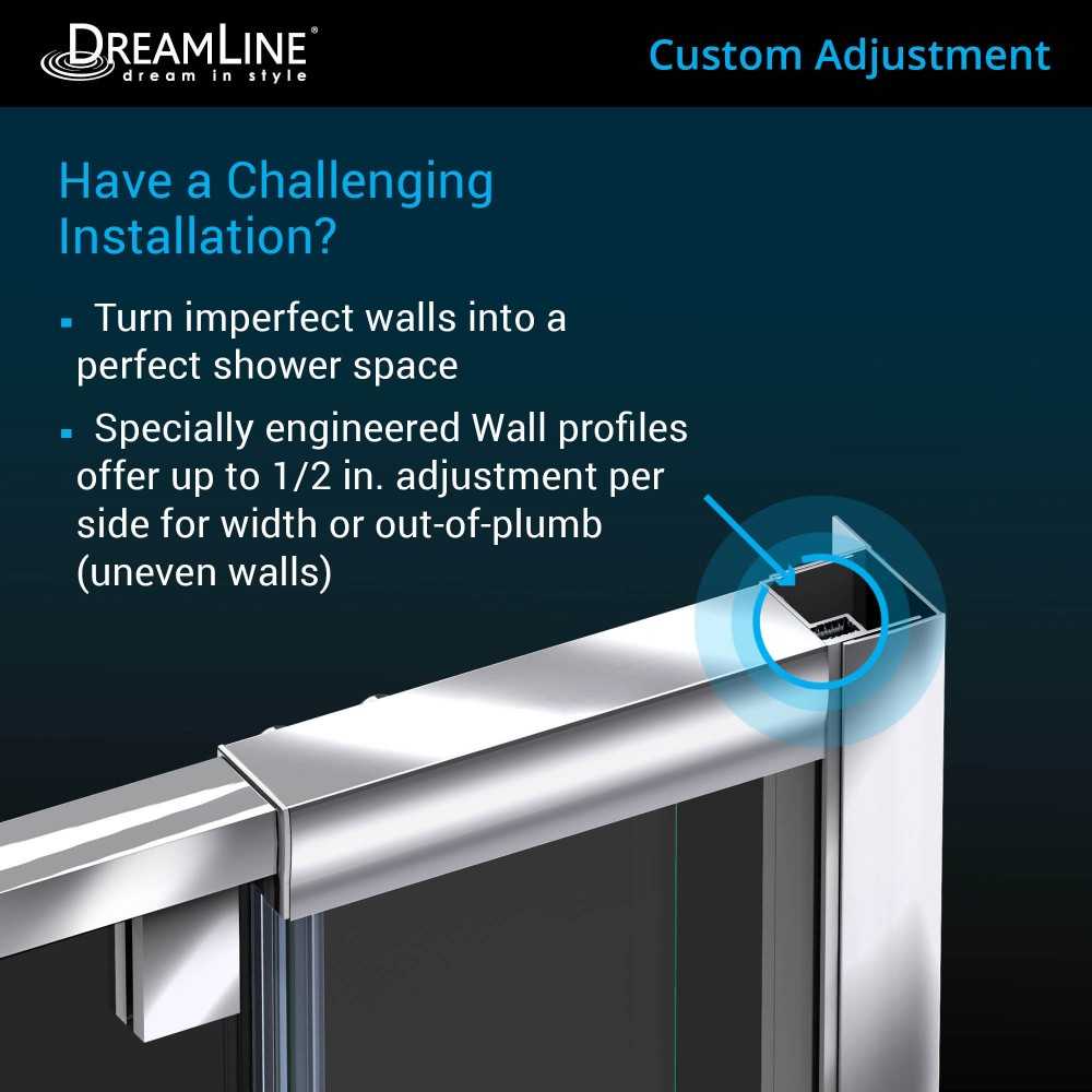 Flex 36 in. D x 36 in. W x 74 3/4 in. H Semi-Frameless Pivot Shower Enclosure in Brushed Nickel and Biscuit Base Kit