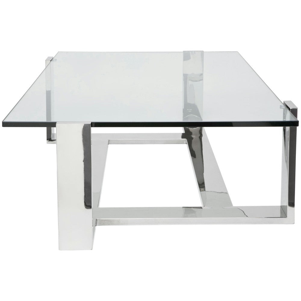 Flynn Silver Metal Coffee Table, HGTA990