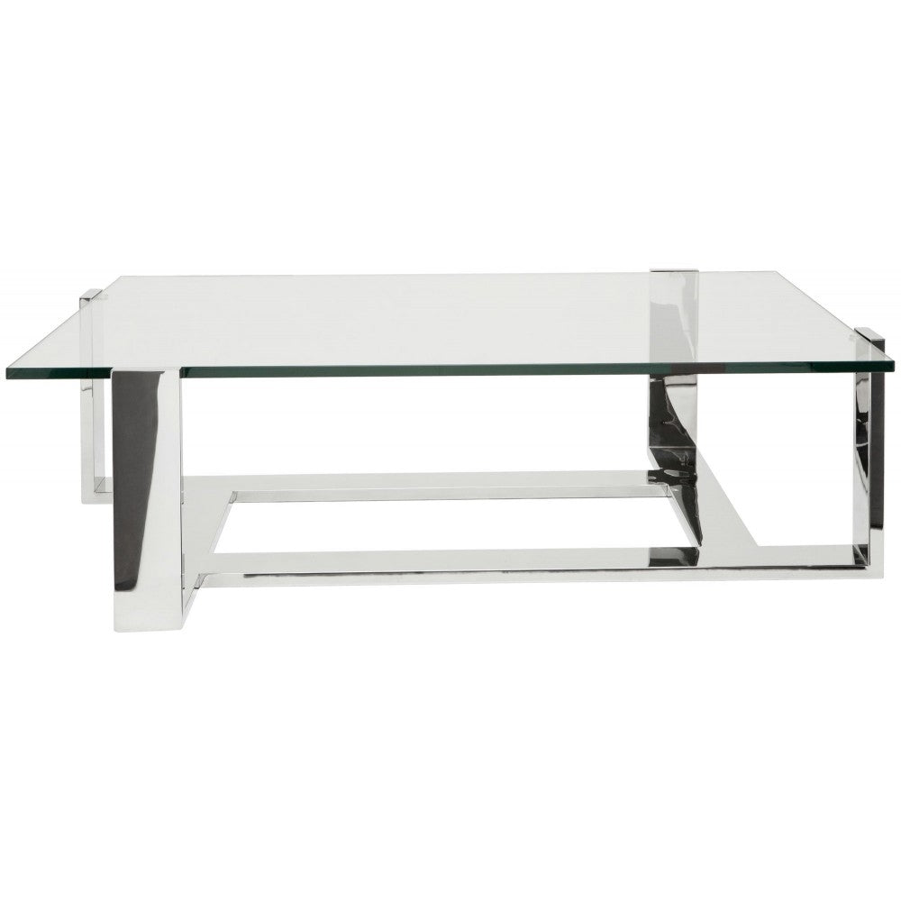 Flynn Silver Metal Coffee Table, HGTA990