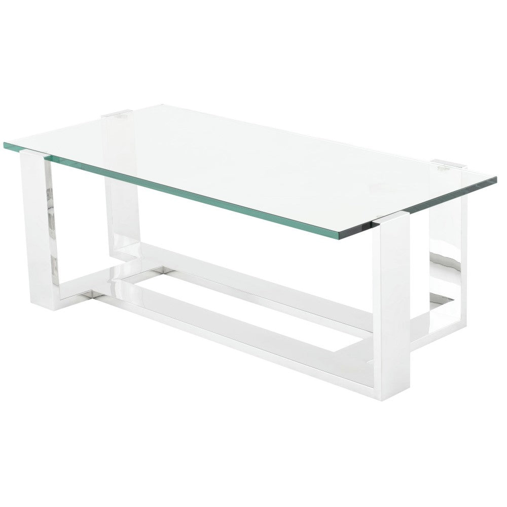 Flynn Silver Metal Coffee Table, HGTB199