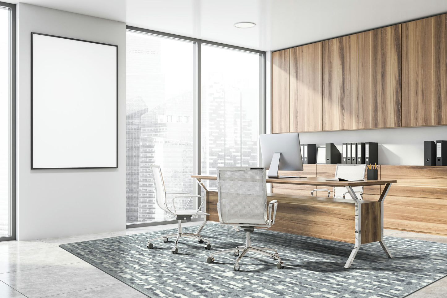 Fool's Gold 5'4" x 7'8" area rug in color Cloudy