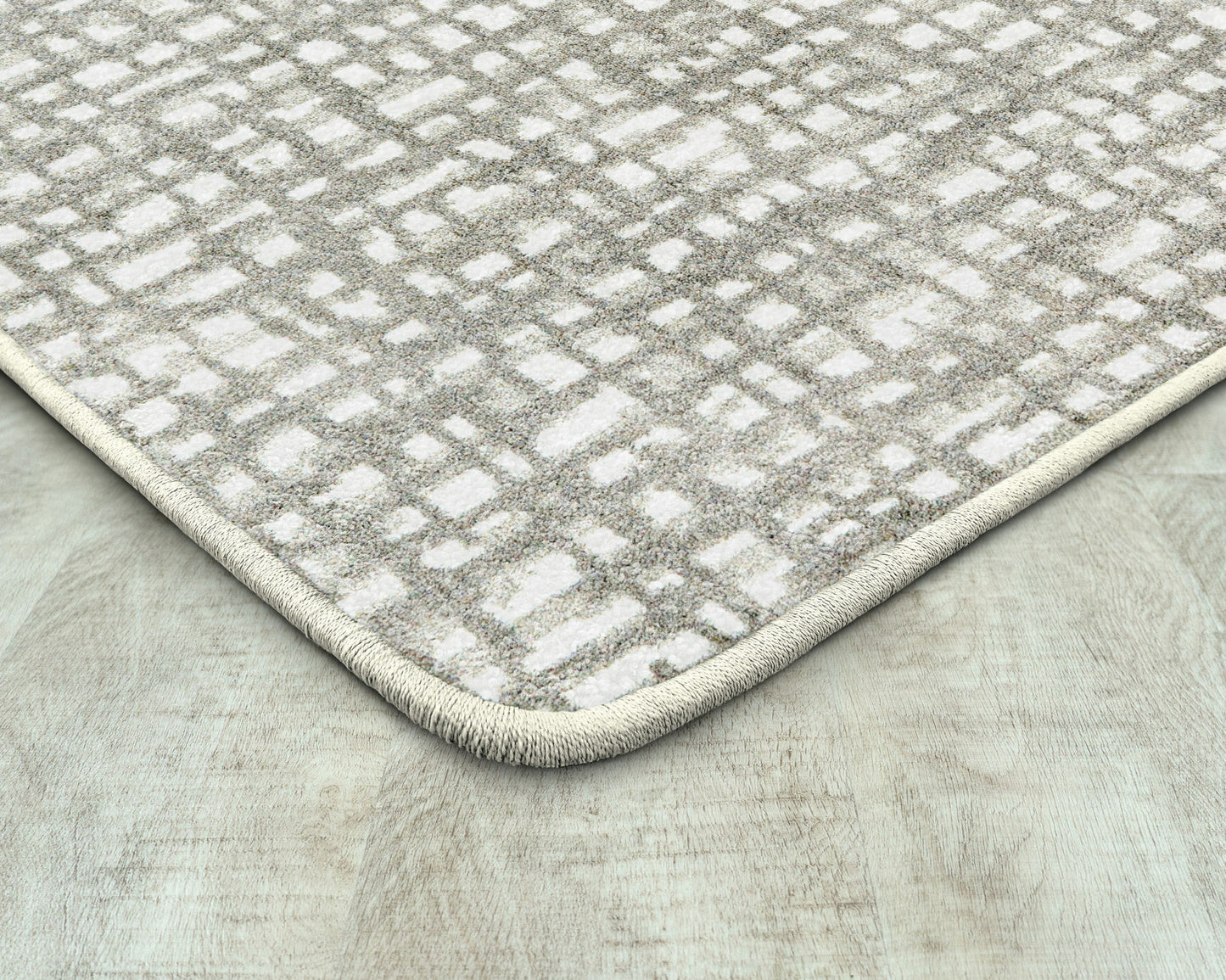 Fool's Gold 7'8" x 10'9" area rug in color Dove