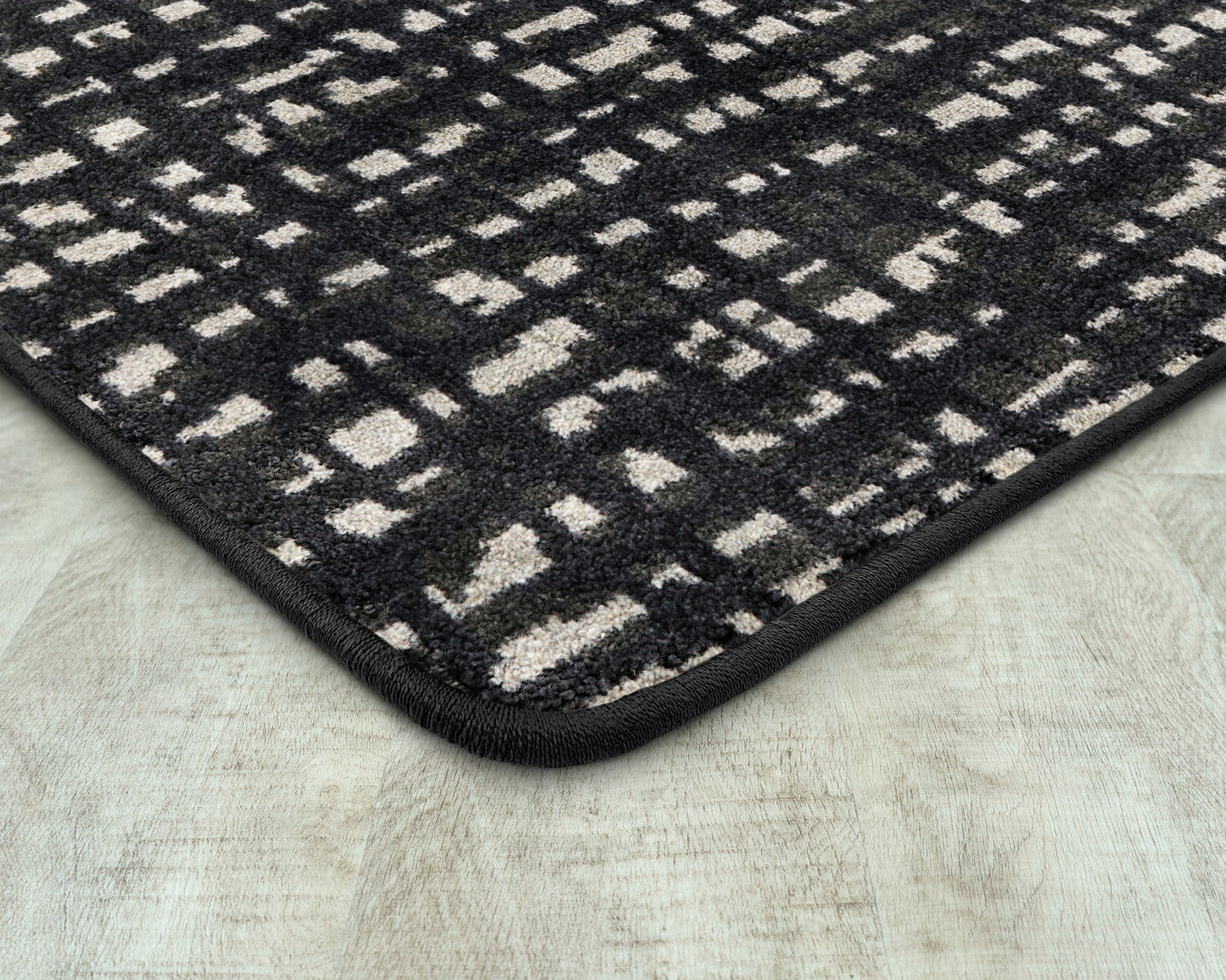 Fool's Gold 7'8" x 10'9" area rug in color Onyx