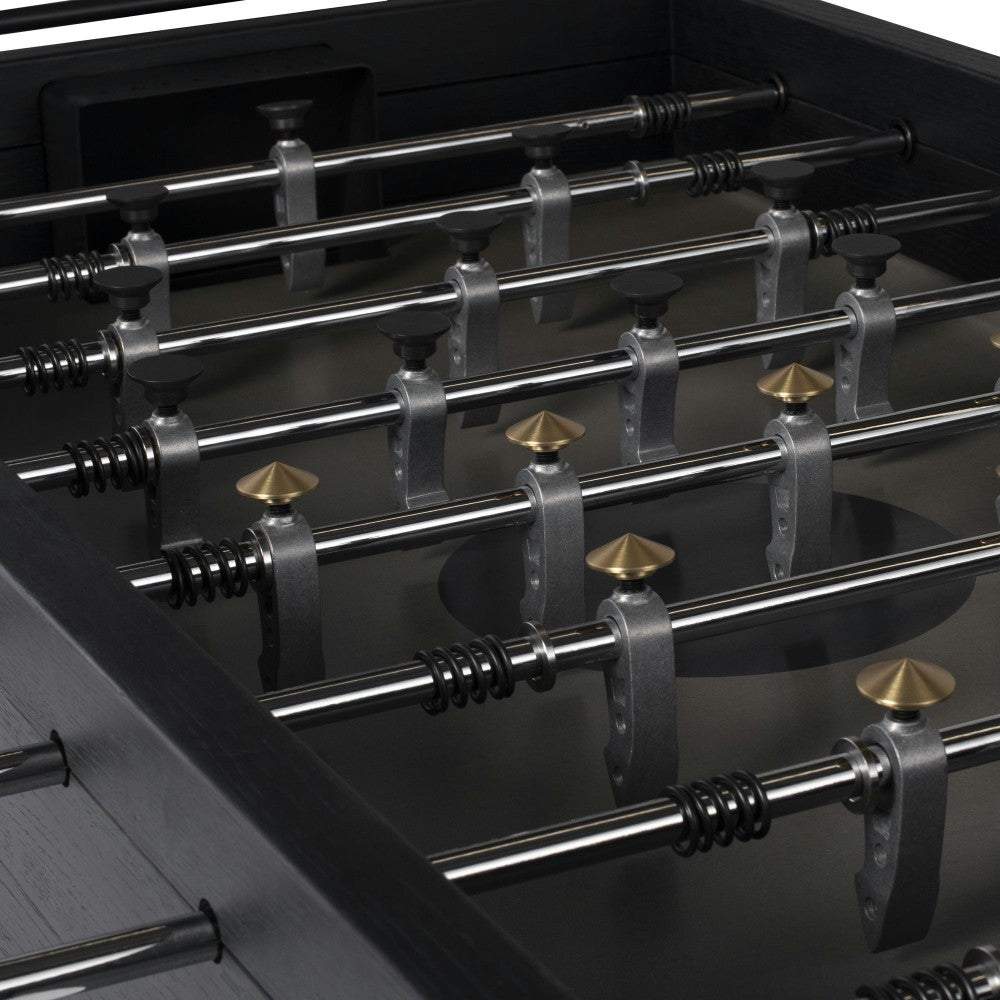 Foosball Ebonized Wood Game Table