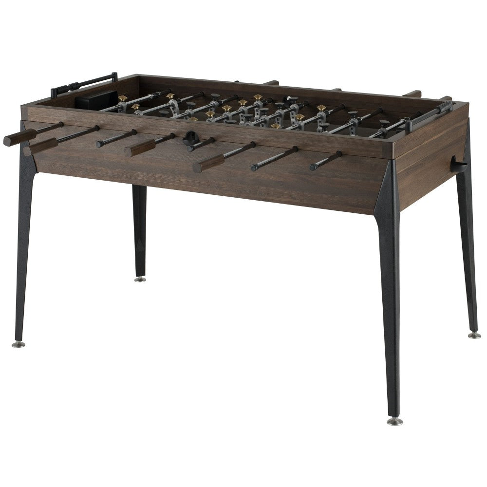 Foosball Smoked Wood Game Table