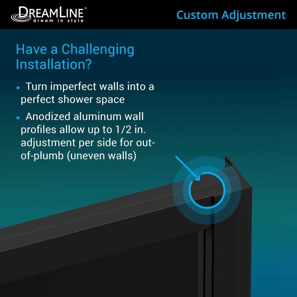 French Corner 42 in. D x 42 in. W x 74 3/4 in. H Framed Sliding Shower Enclosure in Satin Black and Black Acrylic Base