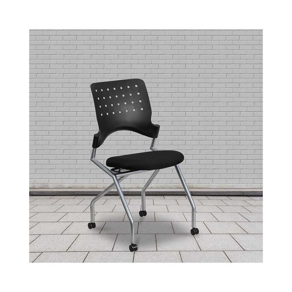 Galaxy Mobile Nesting Chair with Black Fabric Seat