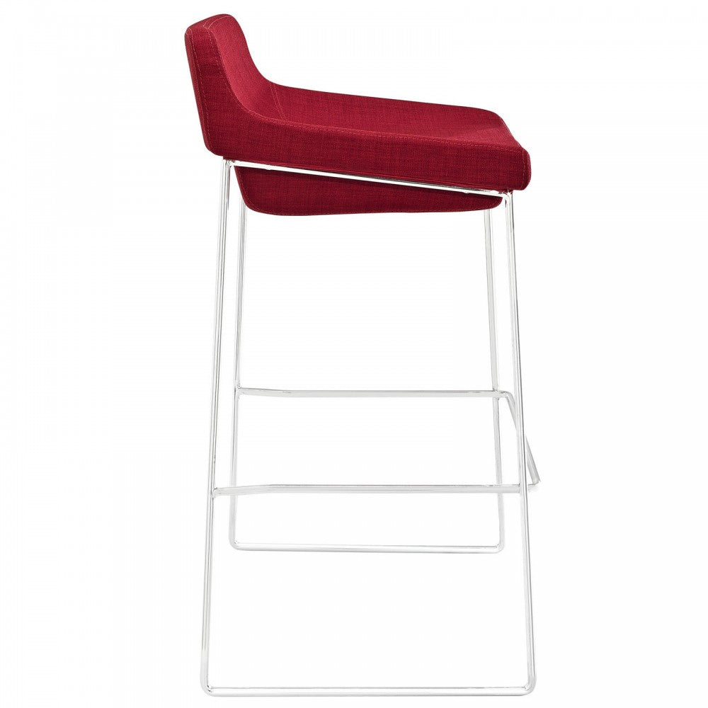 Garner Bar Stool Set of 4, Red