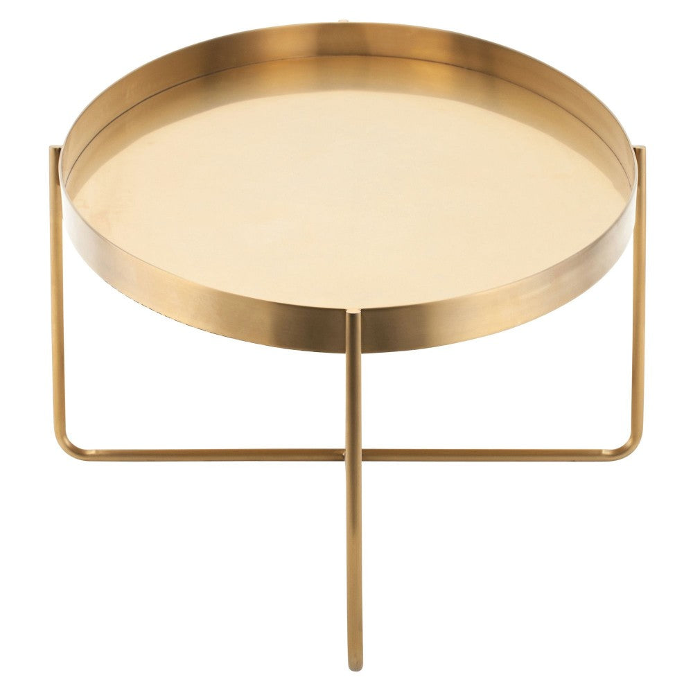 Gaultier Gold Metal Coffee Table, HGDE130