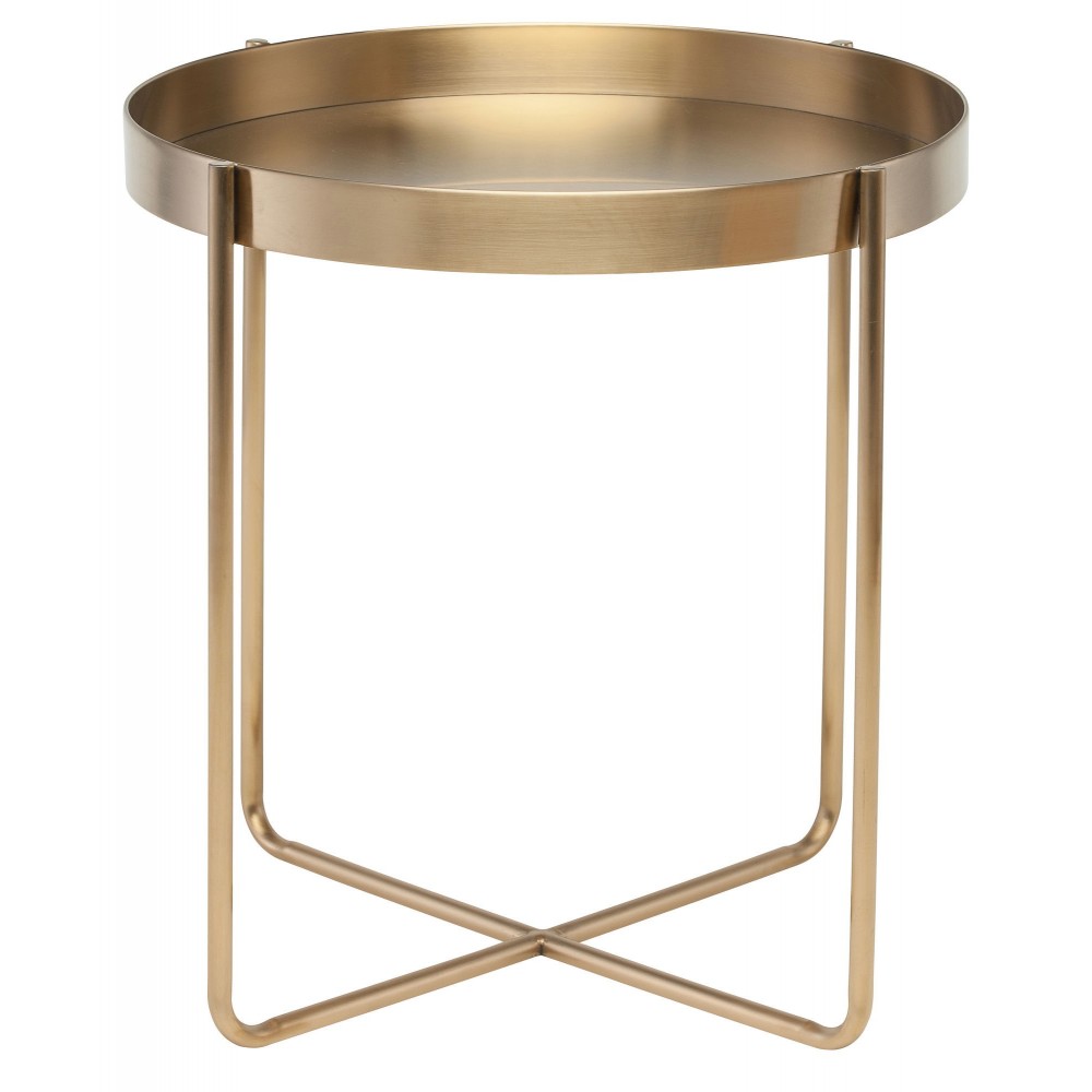 Gaultier Gold Metal Side Table