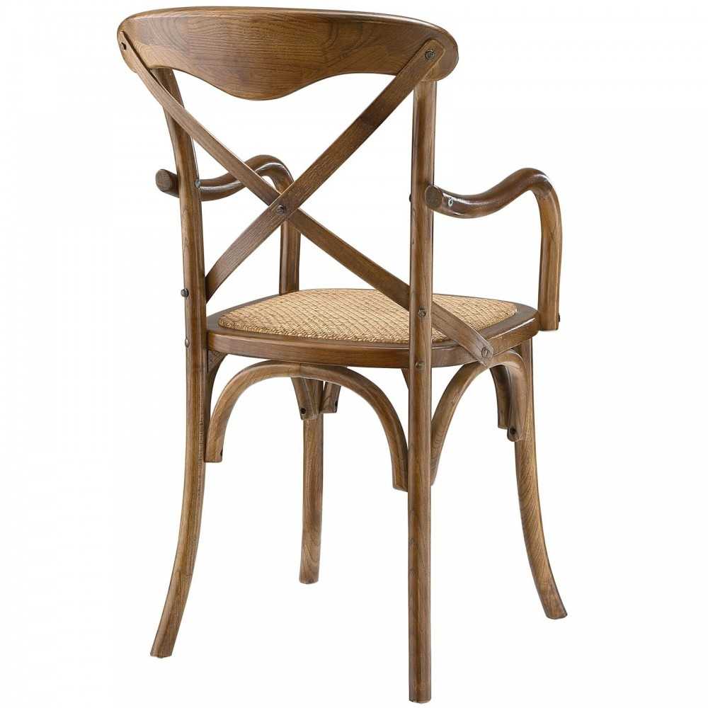 Gear Dining Armchair Set of 2, Walnut